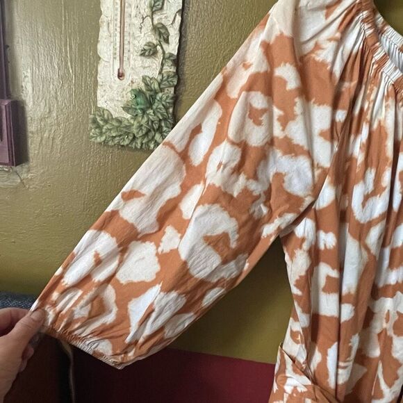 Elizabeth and James size XL Uptown Dayglow 100% cotton dress. - Picture 3 of 6